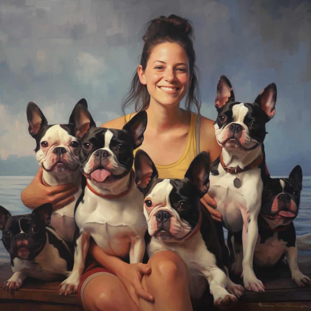 featured image for Tips for a Happy Life with Multiple Boston Terriers post